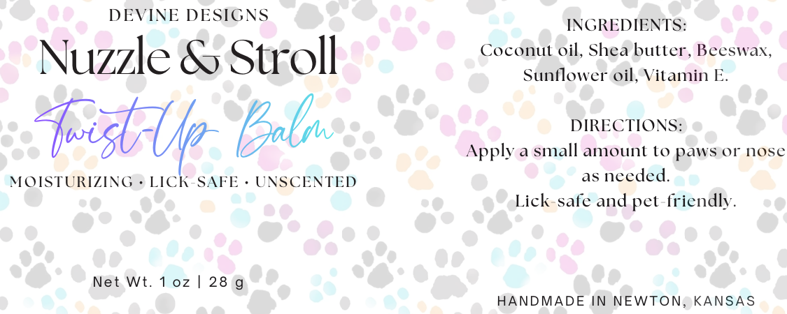 Nuzzle & Stroll Pet-Safe Paw & Nose Balm
