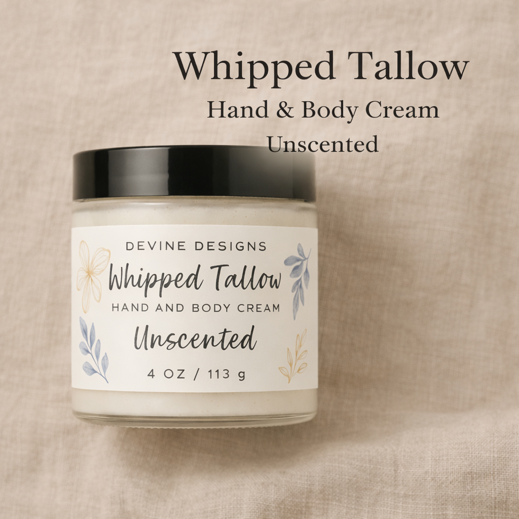 Whipped Tallow – Unscented 4oz
