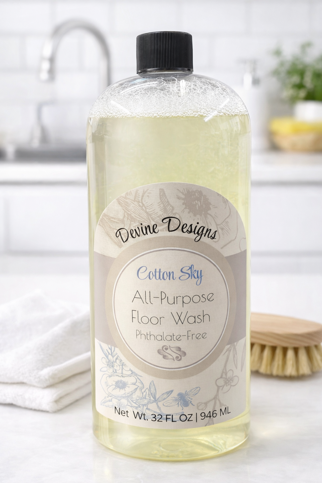 All Purpose Floor Wash Cotton Sky 32oz