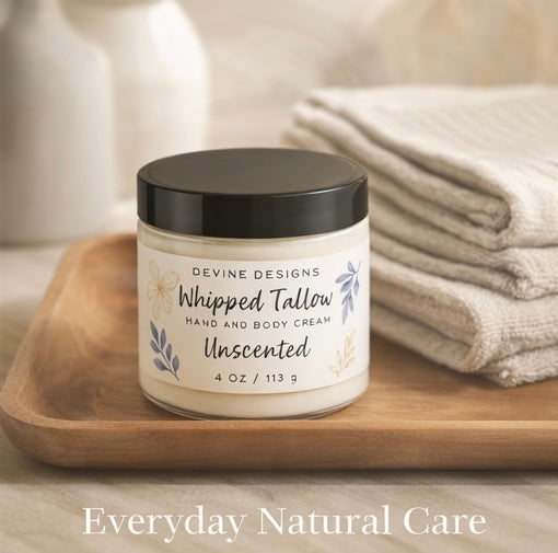 Whipped Tallow – Unscented 4oz