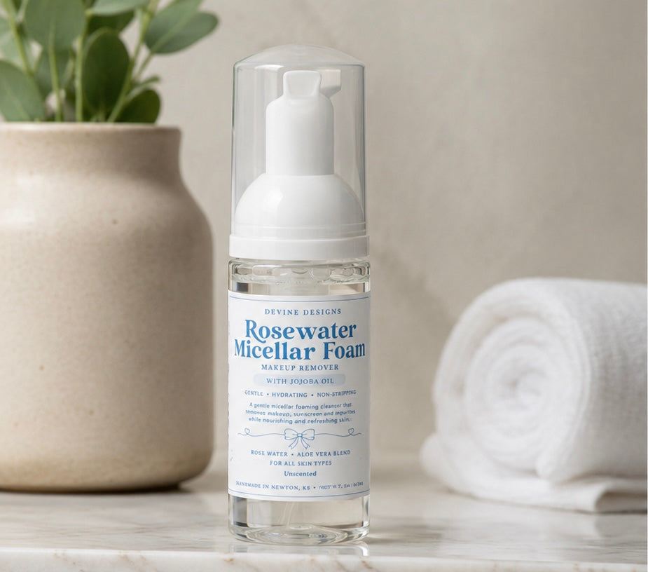 Rosewater Micellar Foam