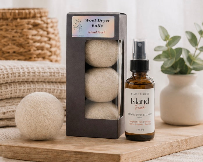 Dryer ball and mist set