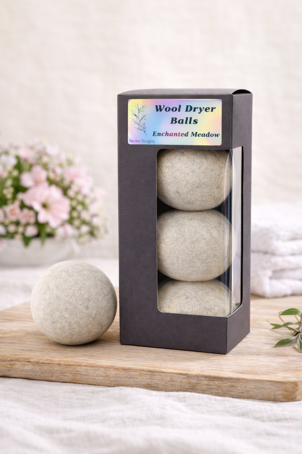 Wool Dryer Balls Enchanted Meadow