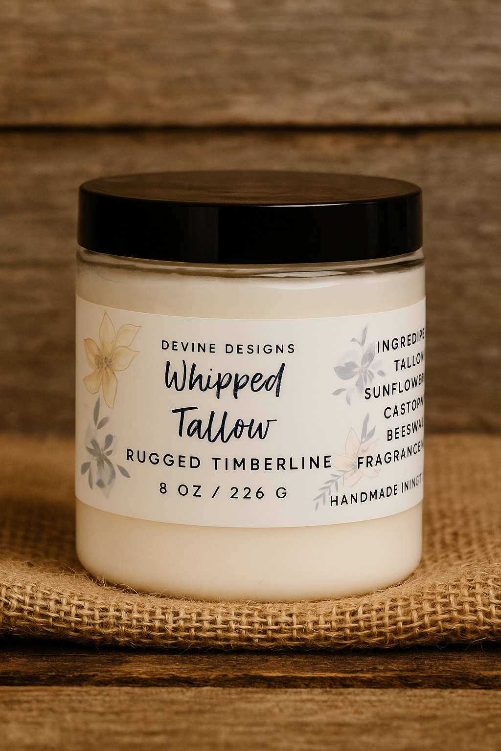 Whipped Tallow Rugged Timberline 8oz
