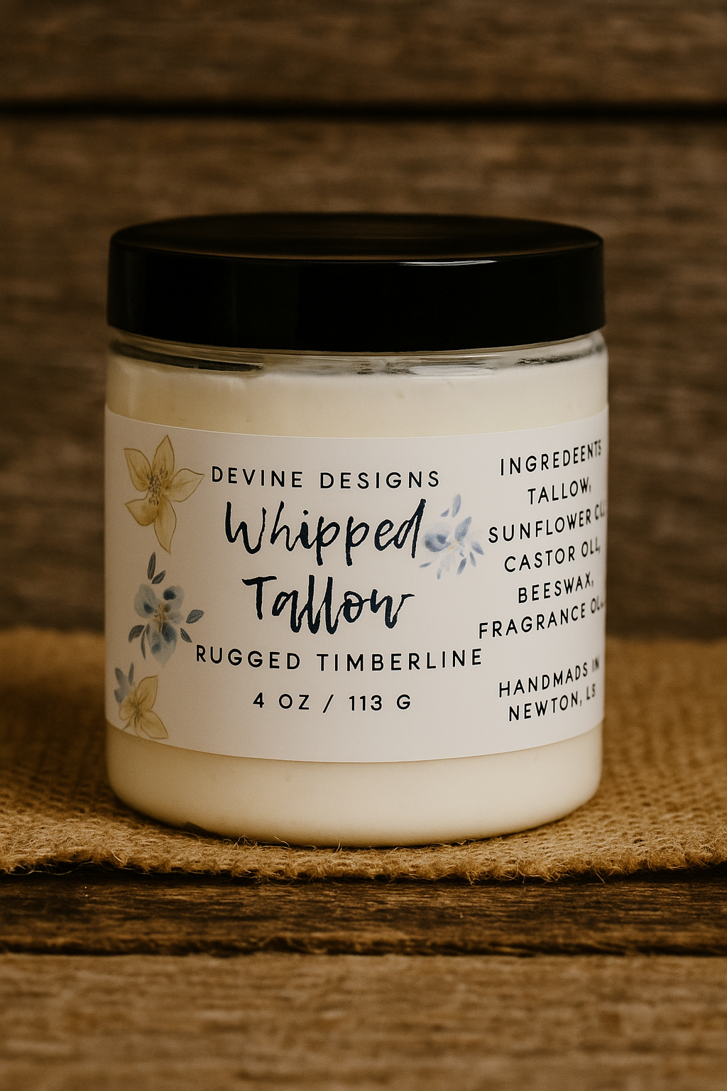 Whipped Tallow Rugged Timberline 4oz